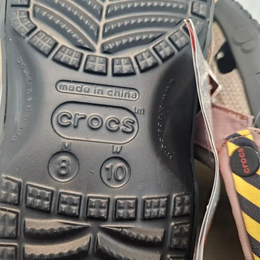 Crocs Ghostbusters Classic Clog Mens Sz 8 Brown Glow in the Dark Noise Maker